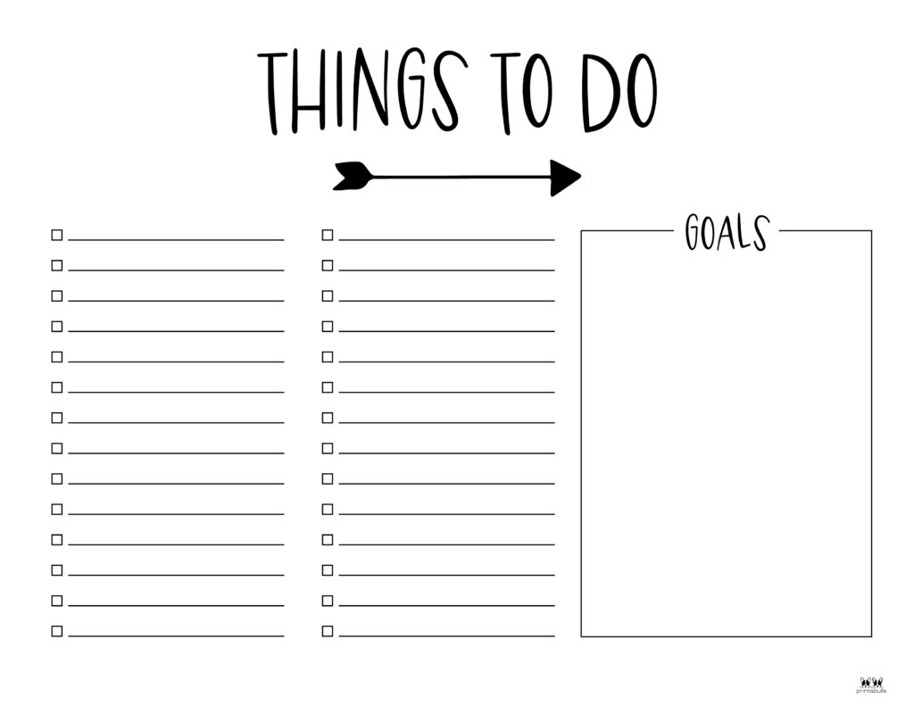 To Do Lists 31 FREE Printables Printabulls