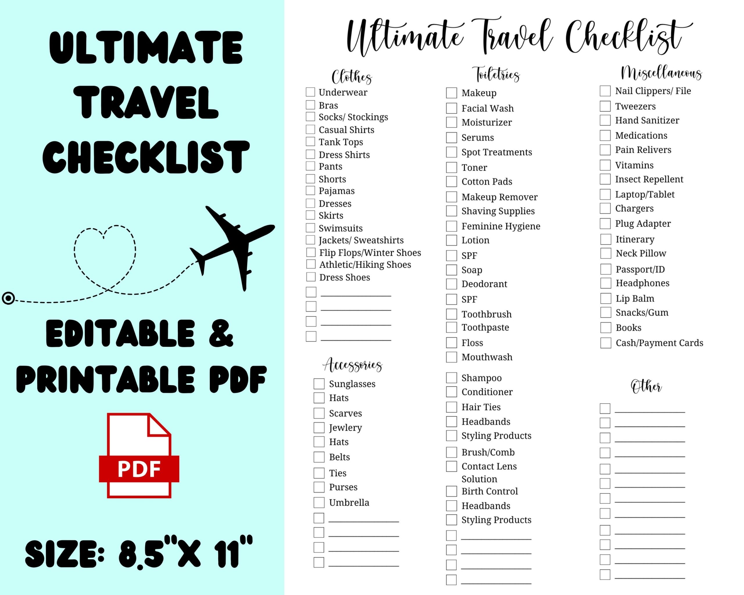 international travel checklist printable international travel checklist printable