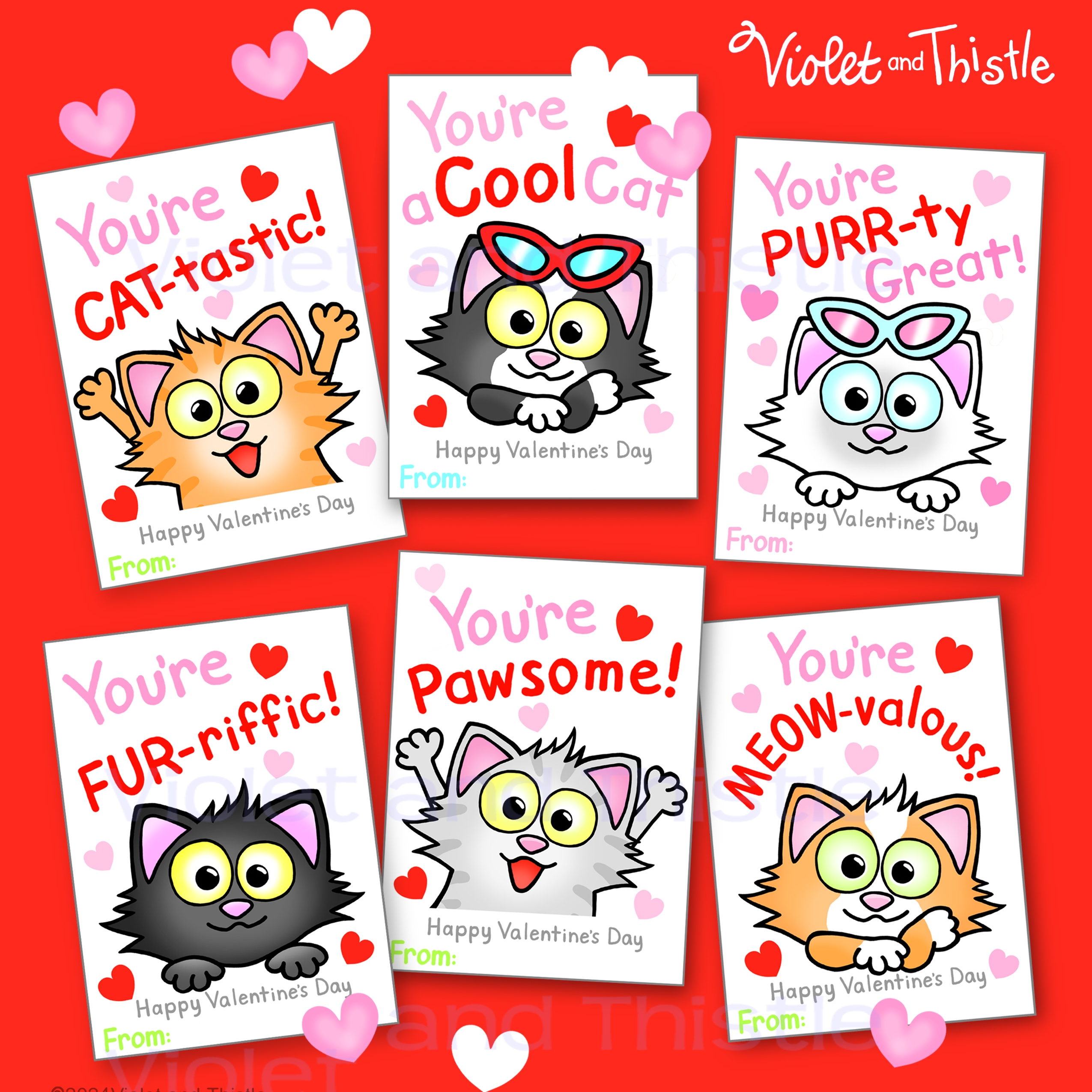 Printable Valentine Cards For Teachers