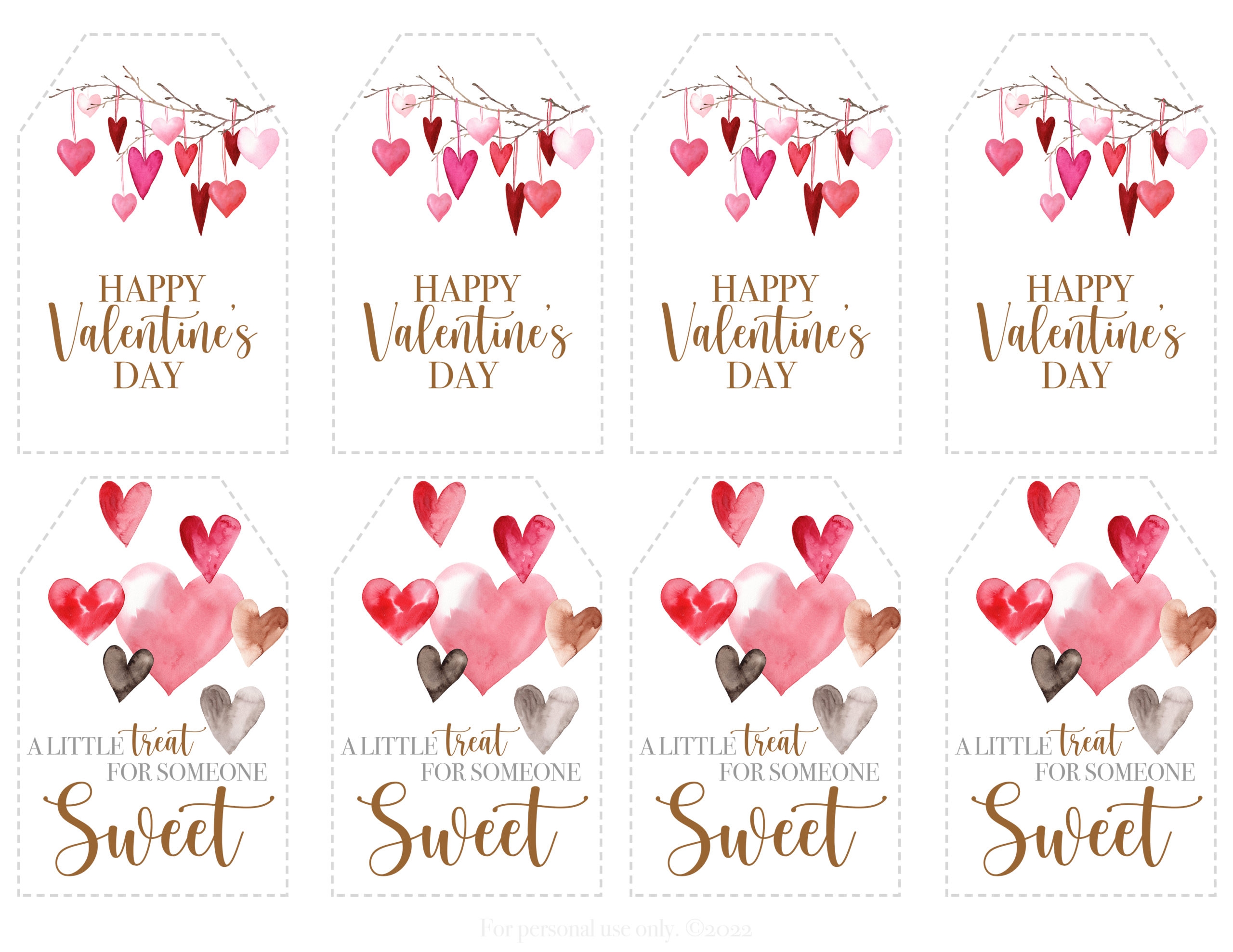 Free Valentine Tag Printables